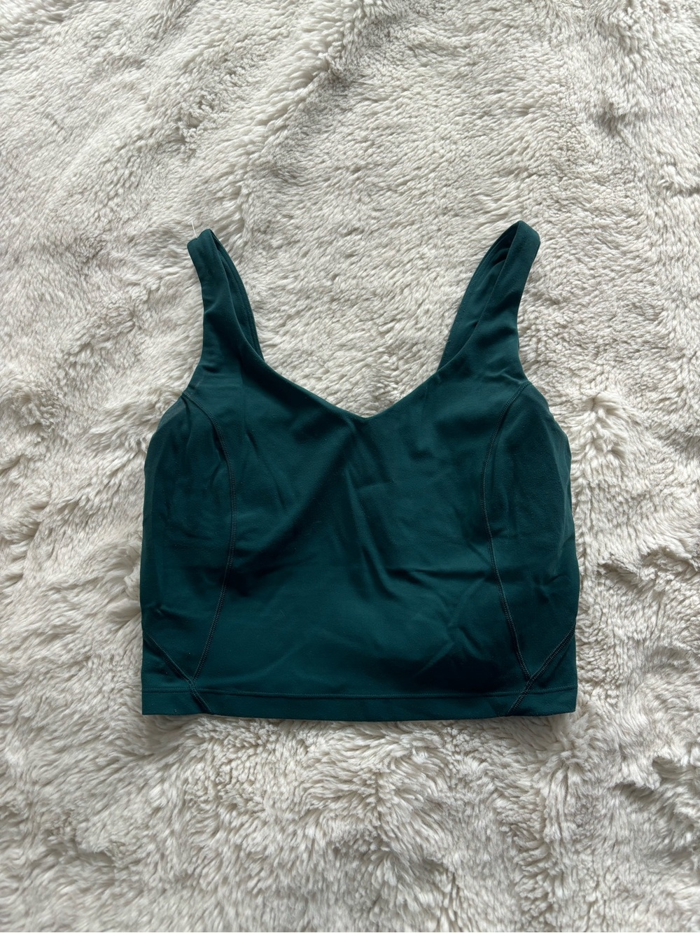 Lululemon Align Cropped Tank Top in Storm Teal